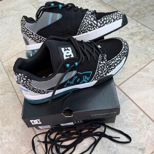 Men’s DC Versatile Sneakers - Gray/Black/Blue Size 11